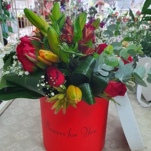 סידור קופסה להבה אדומה